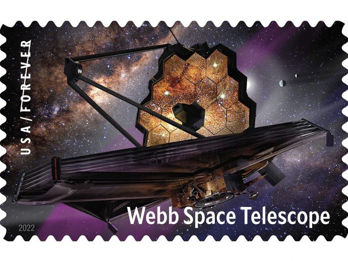 U.S. Postal Service Issues James Webb Space Telescope Stamp