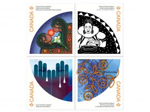 Stamps capture Indigenous artists' visions for truth and reconciliation