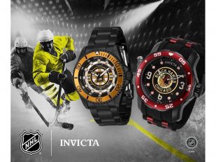 Invicta Shoots & Scores - Invicta Watch Group Launches National Hockey League Collection