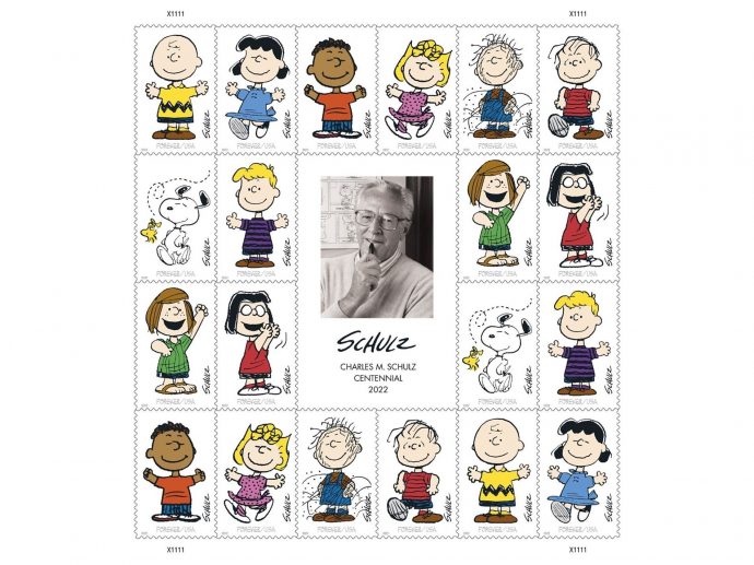 Cartoonist Charles M. Schulz Honored Alongside His Beloved Characters With New Forever Stamps