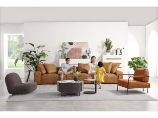 25Home Hits It Out Of The Park Again With Their Air Leather Pad Sofa