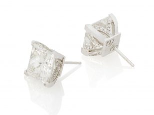 Erika Jayne's diamond earrings up for auction in John Moran Auctioneers December jewelry sale!