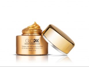 GLO24K Introduces its New and Improved Timeless Anti-Aging 24K Gold Mask