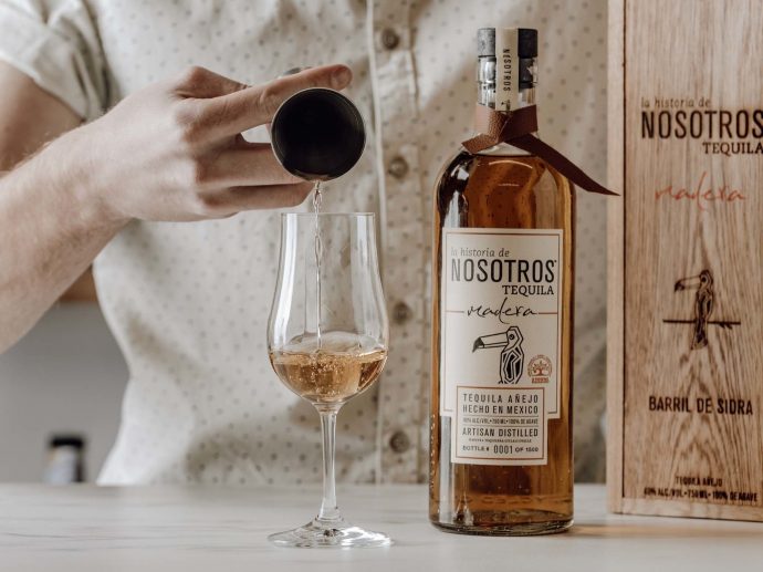 Nosotros Tequila Releases First-Ever Tequila Aged in Cider Barrels