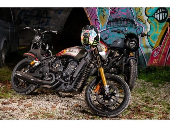 Indian Scout Rogue by Hardnine Choppers revealed at EICMA