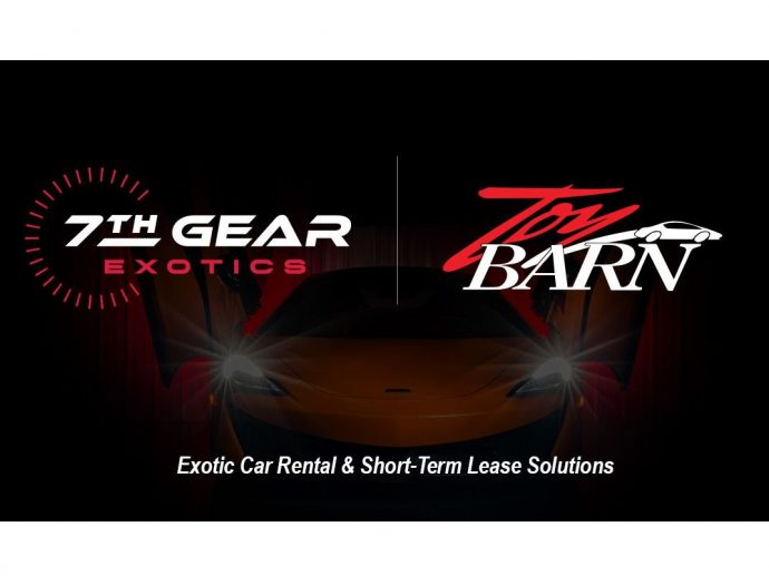 7th Gear Exotics Named Preferred Exotic Car Rental Company for The Toy Barn