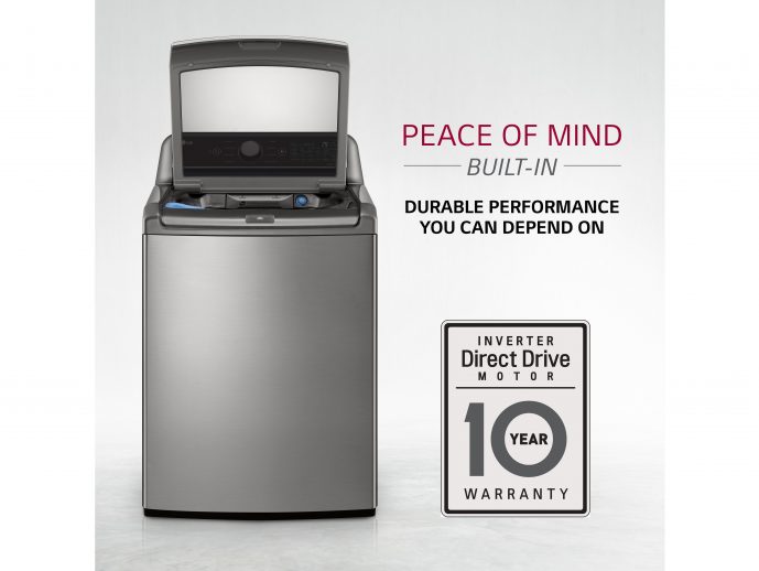 LG Top Load Washers Delivers Top Performance And Reliability Underscoring Shopper Confidence