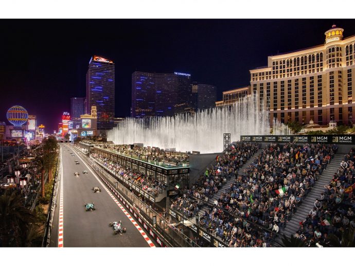 Luxury Bellagio Fountain Club Revealed For FORMULA 1 HEINEKEN SILVER LAS VEGAS GRAND PRIX 2023