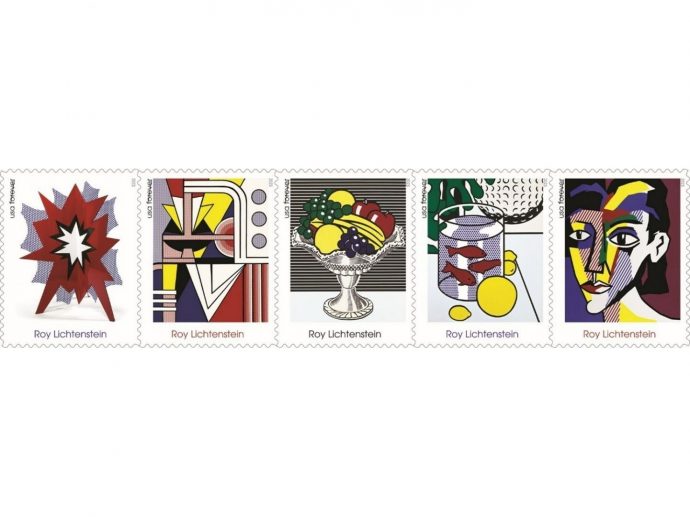 Artist Roy Lichtenstein's Work To Appear on Five Stamps