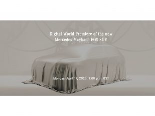 World premiere of the new Mercedes-Maybach EQS SUV on two different stage