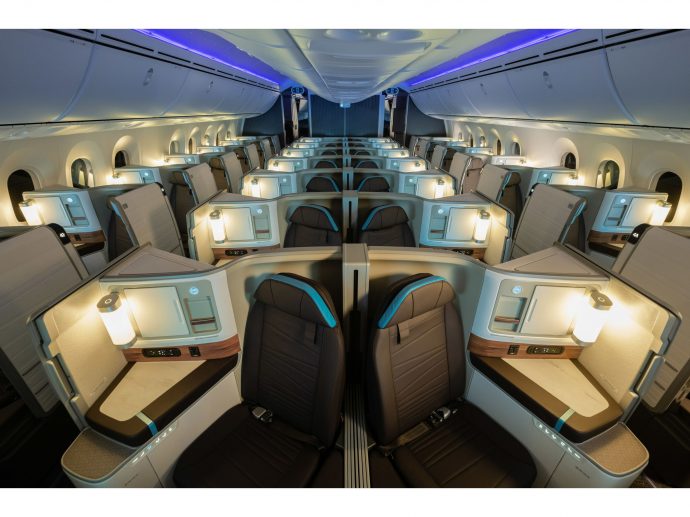 Hawaiian Airlines Unveils Boeing 787 Dreamliner Cabin Design; Introduces Leihōkū Suites