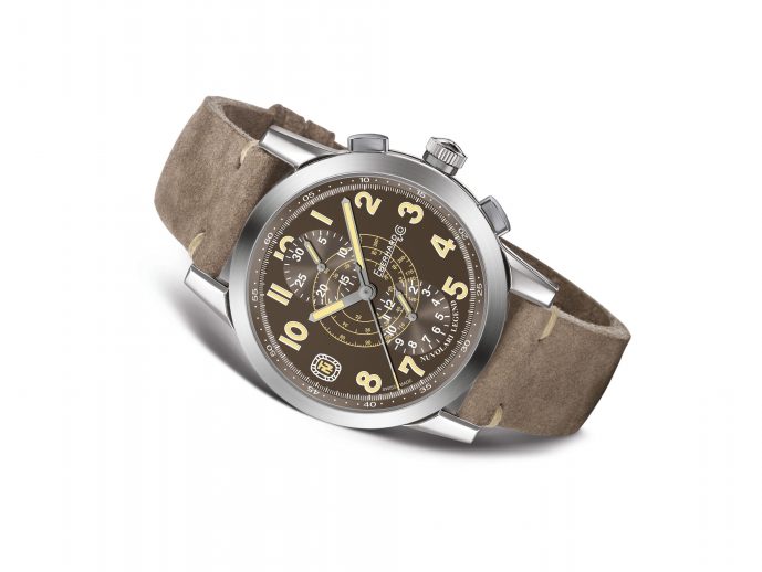 Nuvolari Legend "The Brown Helmet.” Eberhard & Co. extends the range dedicated to the great champion