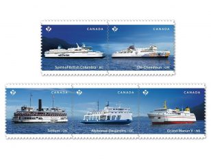 "Let's Take the Ferry!" New stamps highlight Canada's marine heritage