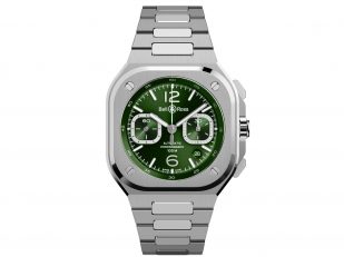 BR 05 Chrono Green Steel