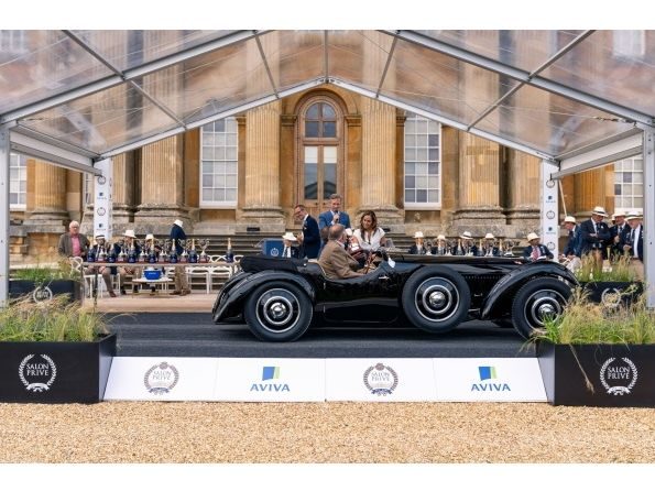 1937 Bugatti owned by JCB’s Lord Bamford wins best of show at Salon Privé Concours presented by Aviv