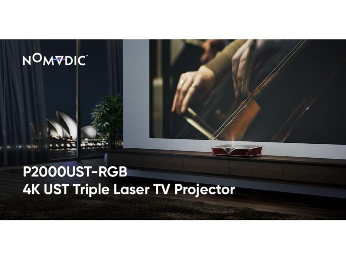 NOMVDIC Launches Top-of-the-Line 4K Ultra Short Throw Triple Laser TV Projector, P2000UST-RGB