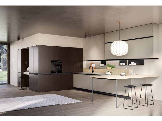 Elegance and versatility with Kalì and Glass 2.0 models: Durable and sustainable designer kitchens