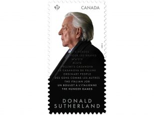 New stamp honours internationally acclaimed Canadian actor Donald Sutherland