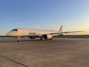 Porter celebrates first flight to Tampa, Florida