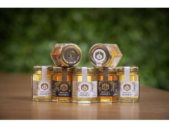 Bentley’s ‘Flying Bees’ honoured with special Black Edition Label honey