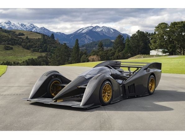 Rodin Cars FZERO prototype lights up the track for its first circuit outing