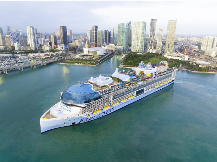 WelcomeTo Miami: Royal Caribbean's Highly Anticipated Icon Of The Seas Arrives For The First Time