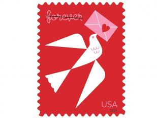 New Love Stamp Flies into Your Post Office