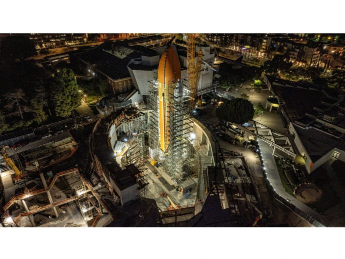 California Science Center Achieves Major Milestone Assembling Ready-to-Launch Space Shuttle Display