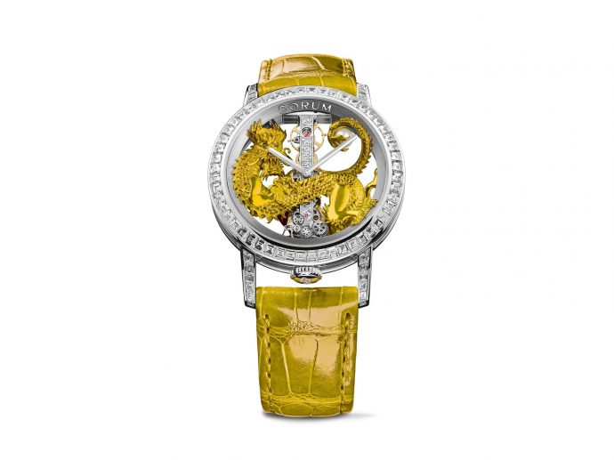 Corum Elevates Elegance Unveiling The Golden Bridge Dragon