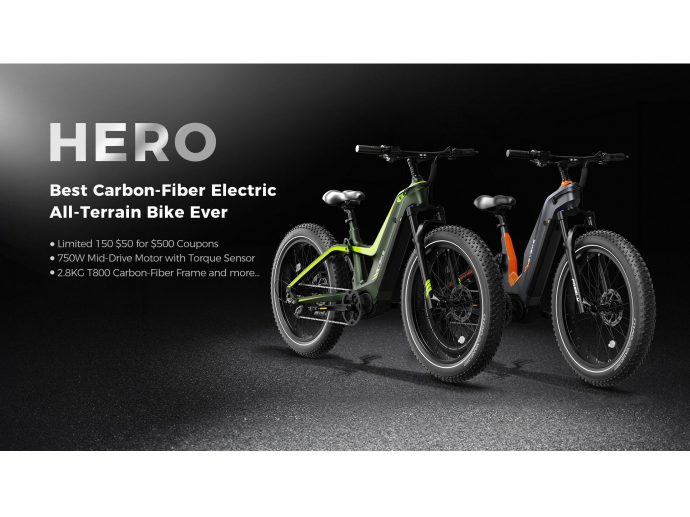 Hero Carbon Fiber E-bike -- Upcoming Release Soon