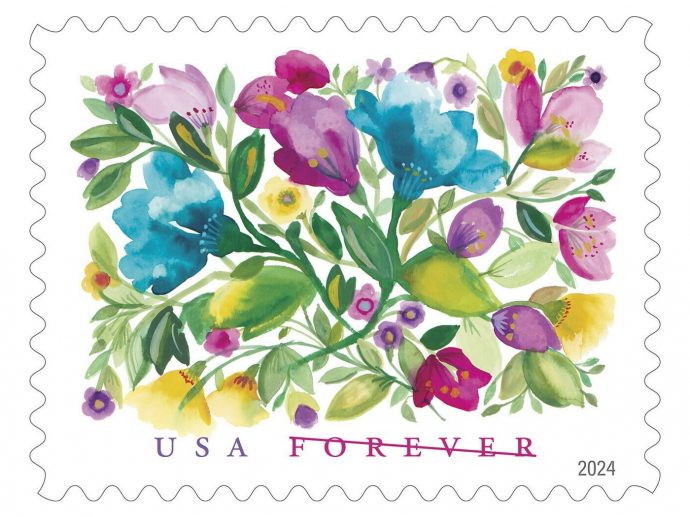 Postal Service Issues Celebration Blooms and Wedding Blooms