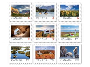 From Far and Wide: New stamps take Canadians on cross-country journey to nine scenic locations