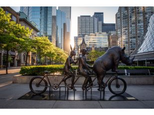 A Rhino Sculpture Has Pedalled Into Toronto - With A Spare Seat For You!