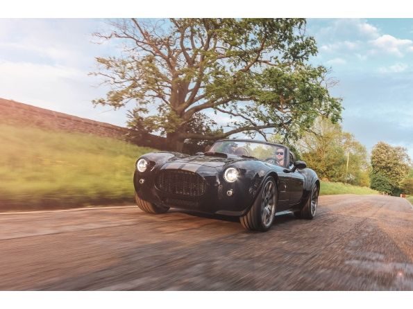 AC Cobra GT Roadster hits the road for clients