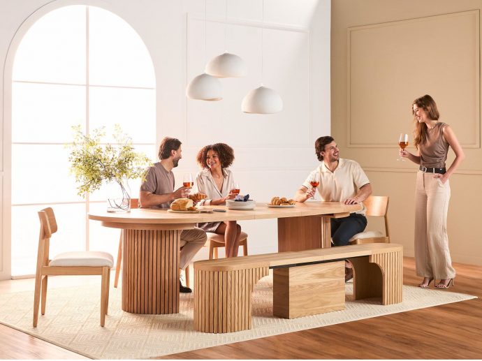 Transformer Table Announces New Round Dining Collection, The Most Elegant Multifunctional Furniture