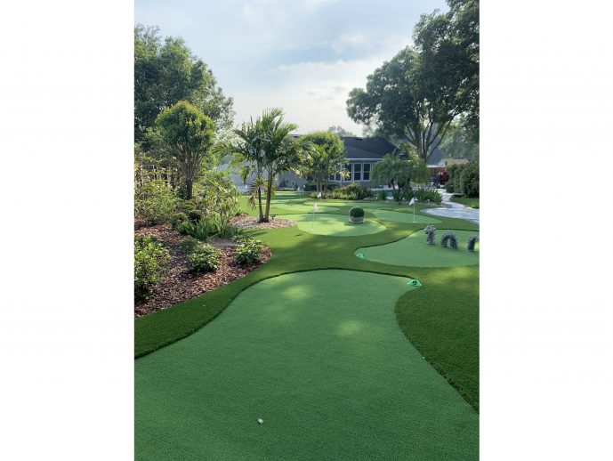 Synthetic Grass Transforms Florida Backyard Into Family Oasis