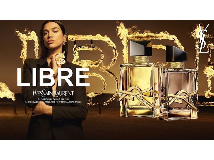 Dua Lipa Fronts New YSL Beauty Libre Flowers & Flames Campaign