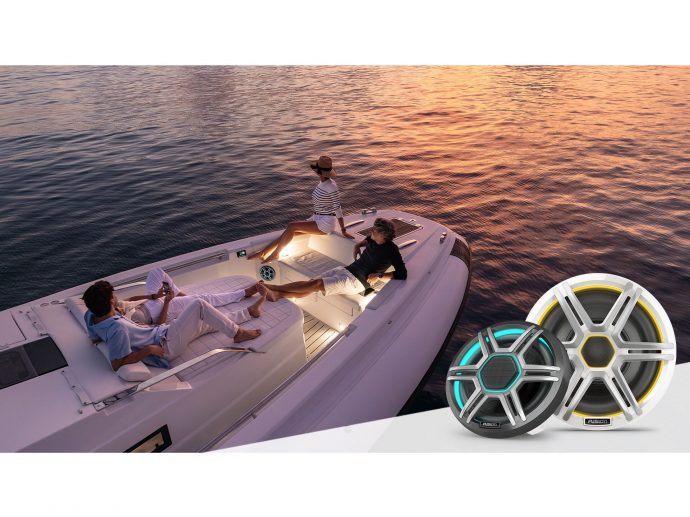 Garmin new Fusion Apollo Marine Speakers and Subwoofers, perfect combination of style and substance