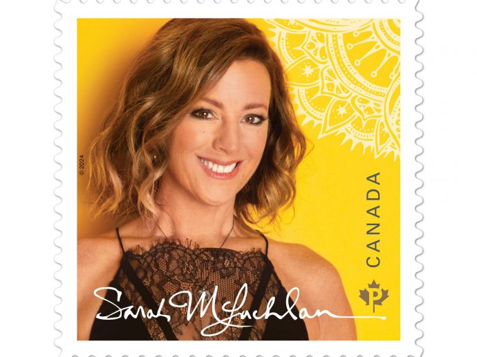 New stamp shines spotlight on Canadian singer-songwriter Sarah McLachlan