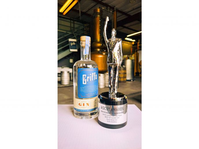 Griffo Distillery awarded Best Gin "White Spirit of the Year" by ASCoT Awards