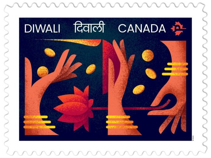 New stamp celebrates the arrival of Diwali