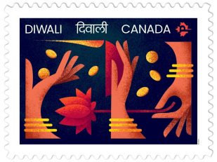 New stamp celebrates the arrival of Diwali