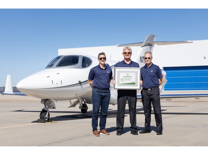 NBAA Recognizes Honda Aircraft Company's Commitment to the Future of Sustainable Flight