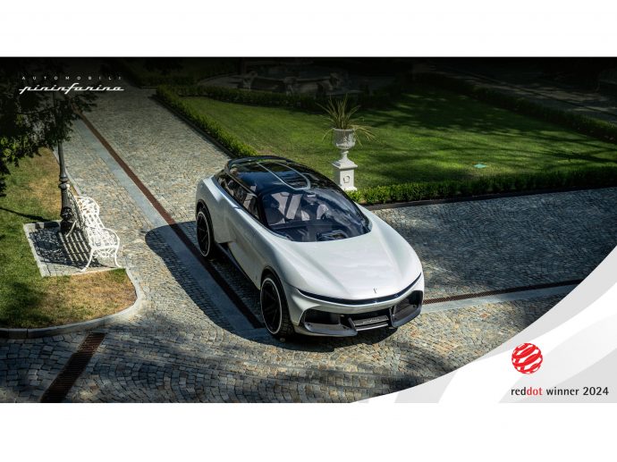 Automobili Pininfarina wins ‘Best Sport Car Design’ by CarDesign Spain for B95 and collects Red Dot