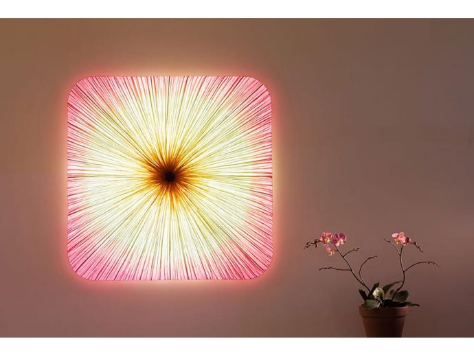 Innovative Hand-dyed & Digitally Printed Silk Lamps