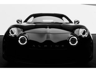 Monochromatic artistic collaboration Alpine X Mathieu Cesar brings to life A110 S in black & white