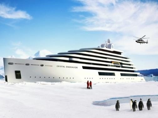 Crystal Cruises Announces The World's Largest Megayacht "Crystal Endeavor"