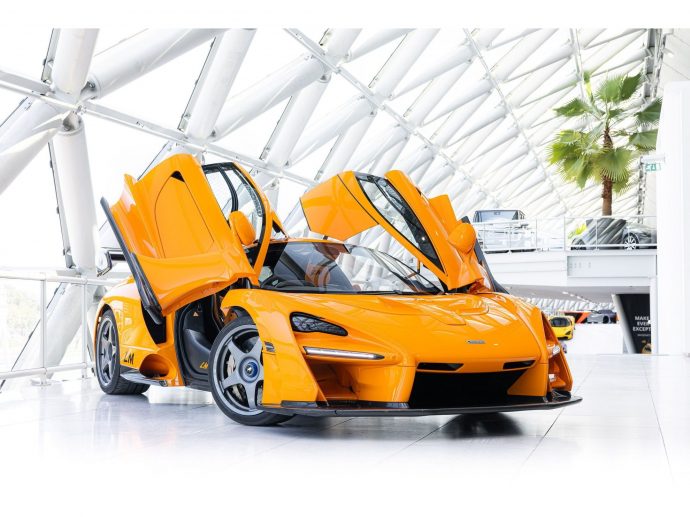 One of the only 20 McLaren Senna LM heads to auction