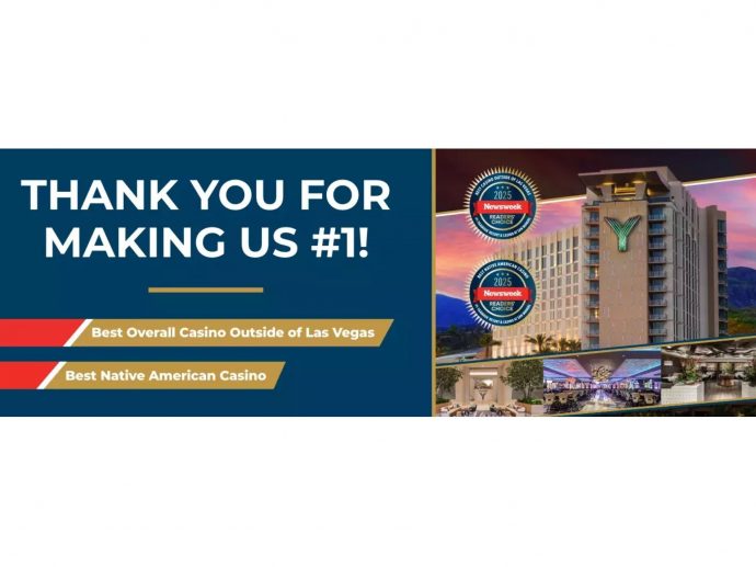 Yaamava' Resort & Casino at San Manuel Named #1 Best Overall Casino Outside of Las Vegas