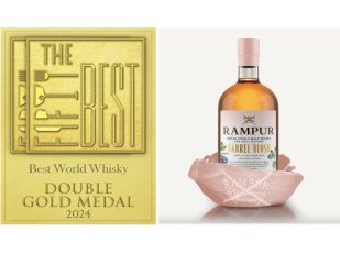 Rampur Indian Single Malt Whisky Barrel Blush & Sangam World Malt Win: 50 Best World Whisky Tasting